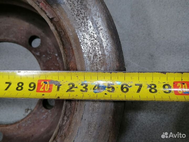 Диск тормозной задний для Mitsubishi Outlander CU