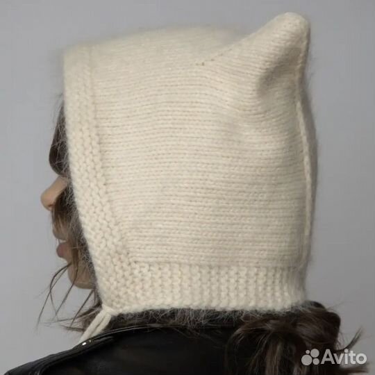 Чепчик зимний с ушками