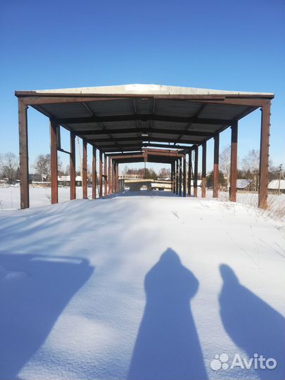 Продам каркас ангара бу