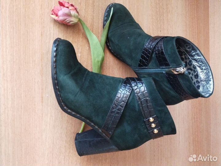 Ботильоны натуральная замша 39р