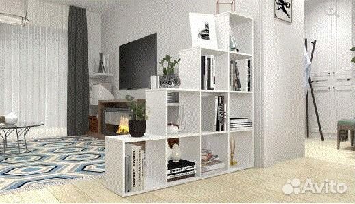 Стеллаж белый