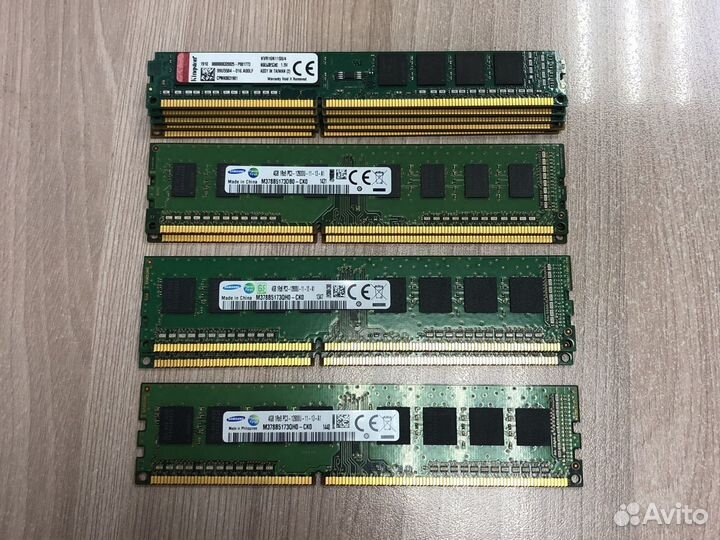 Брендовая Оперативная память DDR3 2Gb/4Gb/8Gb (пк)