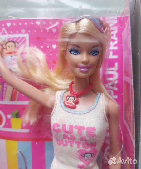Кукла Barbie редкая Barbie Loves Paul Frank