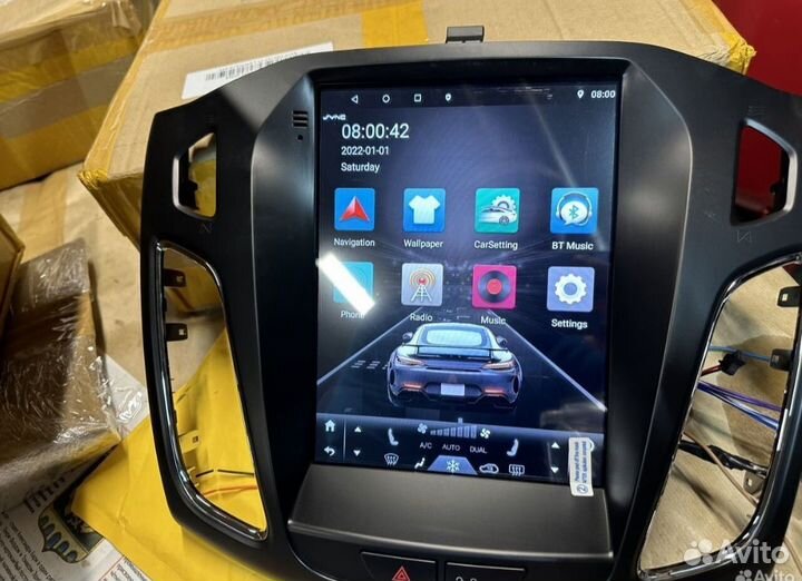 Андроид форд фокус 3. 2-32гб. стиле тесла