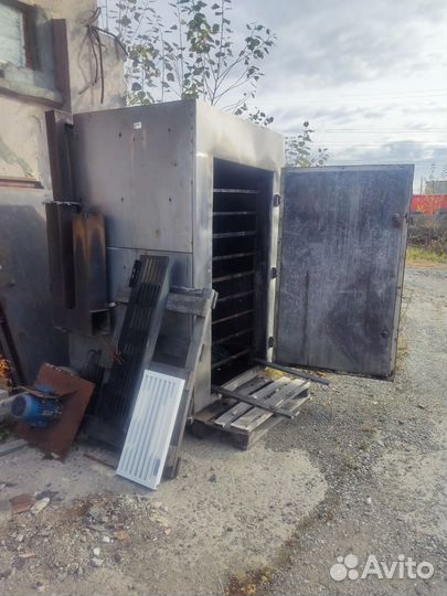 Коптильня горячего копчения из нержавейки