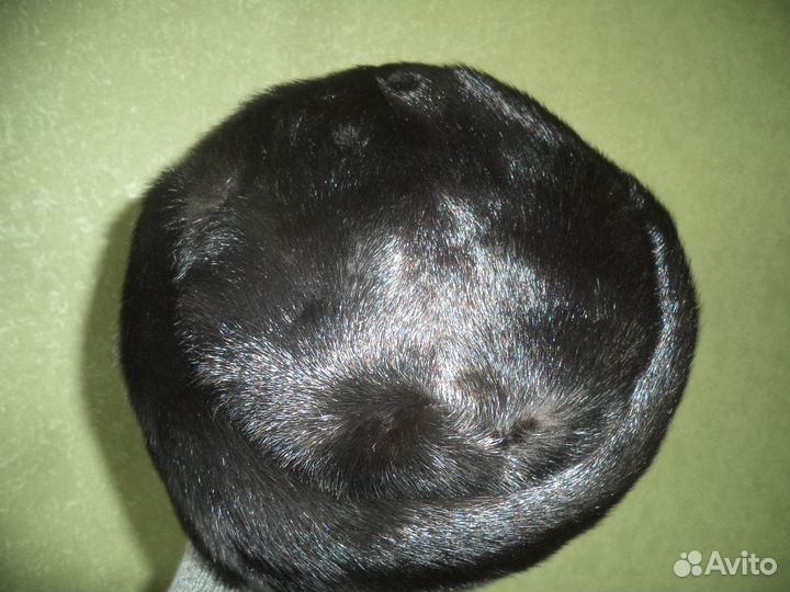 Шапка мужская зимняя норковая с козырьком