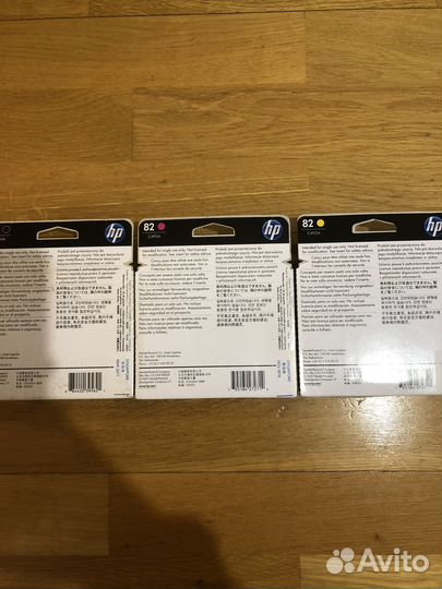 Картриджи HP серии 82