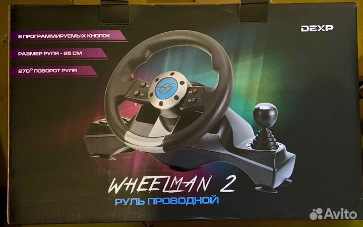 Руль игровой Wheelman 2 (черный)