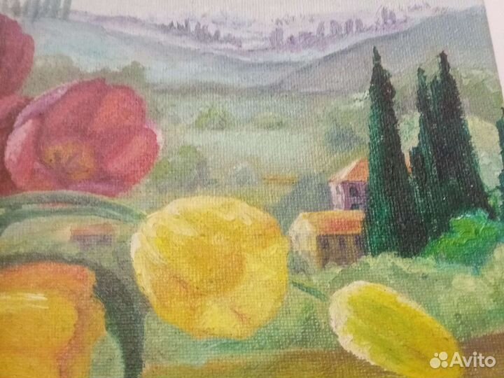 Картина маслом на холсте 40х45