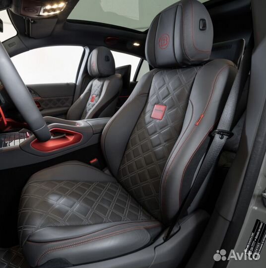 Кожаный салон mercedes 167