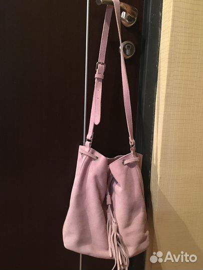 Сумка натуральная мягчайшая замша из Германии