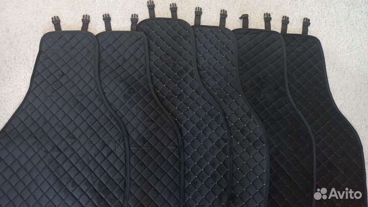 Накидка на автомобильное кресло Алькантара, мех