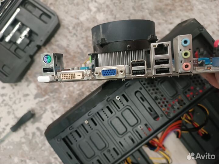Комплект проц. +мат.плата+оперативка+кулер