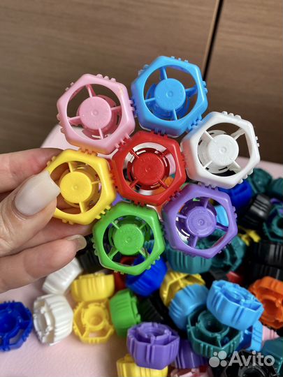 Крышки от фрутоняня конструктор 130 шт