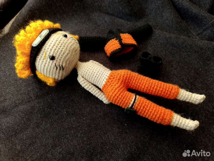 Вязаная кукла Наруто Удзумаки