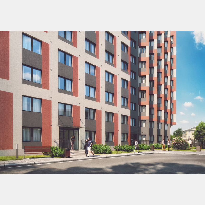 Апартаменты-студия, 33,4 м², 6/13 эт.