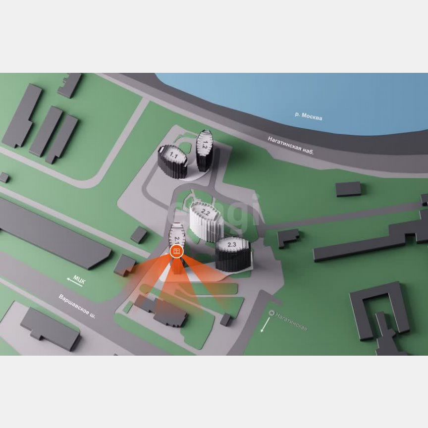 2-к. квартира, 64 м², 21/29 эт.