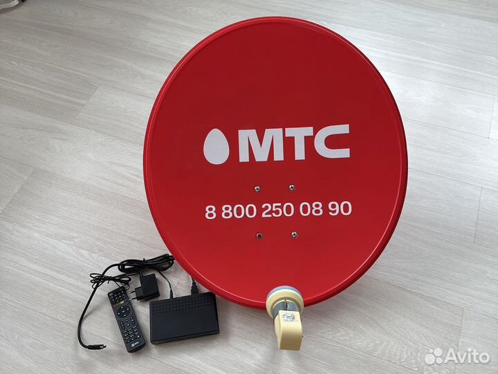 Спутниковая тарелка МТС с роутером