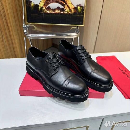 Туфли Salvatore Ferragamo (39-45) для стильных мужчин