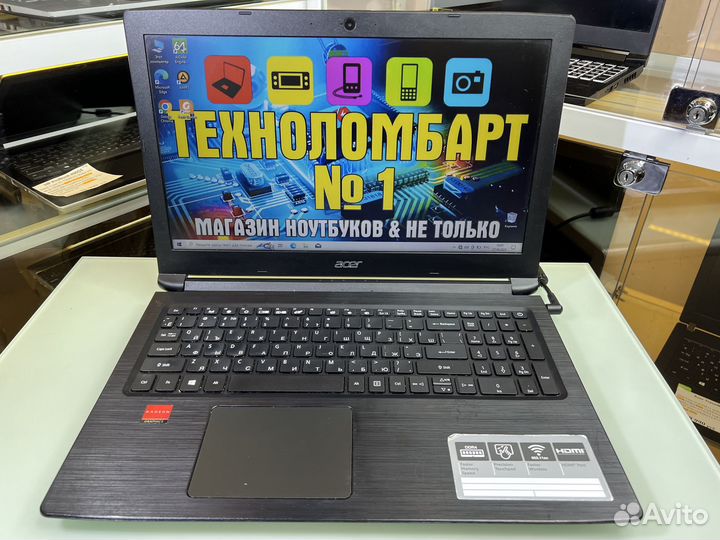 Ноутбук Acer Ryzen3/8Gb/SSD/Radeon 535-2Gb gddr5