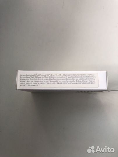 Кабель Apple 30-pin 1м White MA591ZM