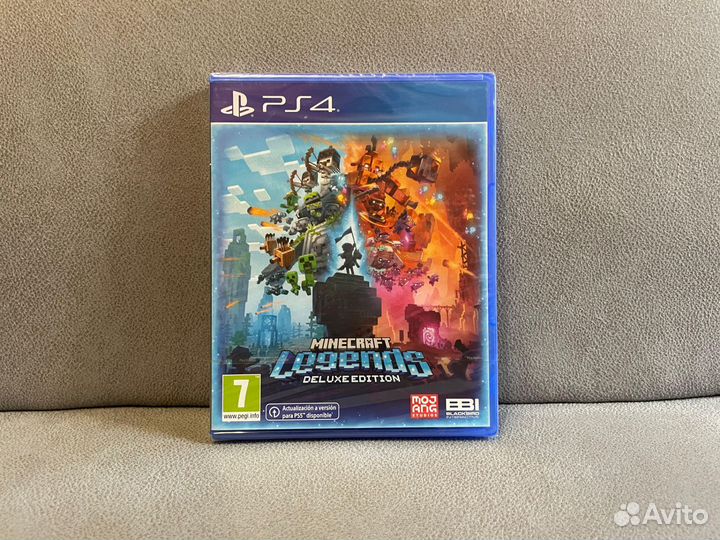 Minecraft Legends PS4/PS5 Диск Новый (Рус)