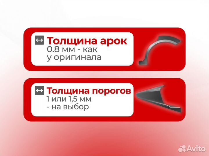 Kia Cerato седан пороги и арки Кинешма