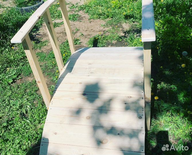 Мостик декоративный для дачи