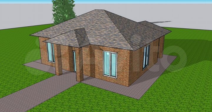 Дом 62,2 м² на участке 9,9 сот.