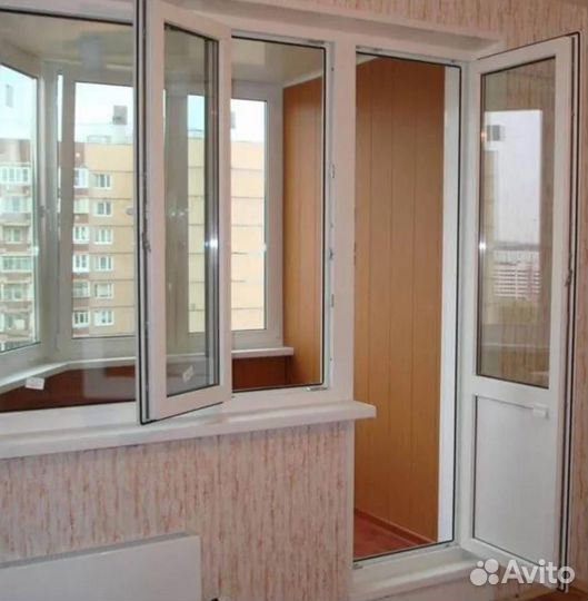 Балконная дверь и окно