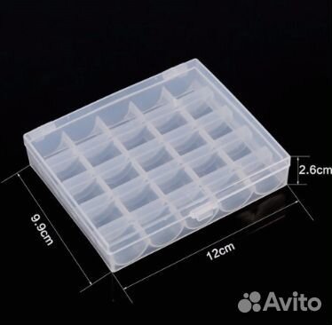 Шпульки(25шт) в коробочке для швейной машинки