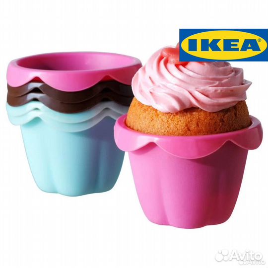 IKEA Соккеркака Sockerkaka Формы для выпечки 6 шт