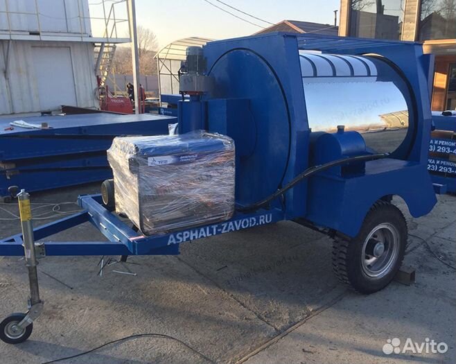 Асфальтобетонный завод 2т/ч+Битумный гудронатор 1т