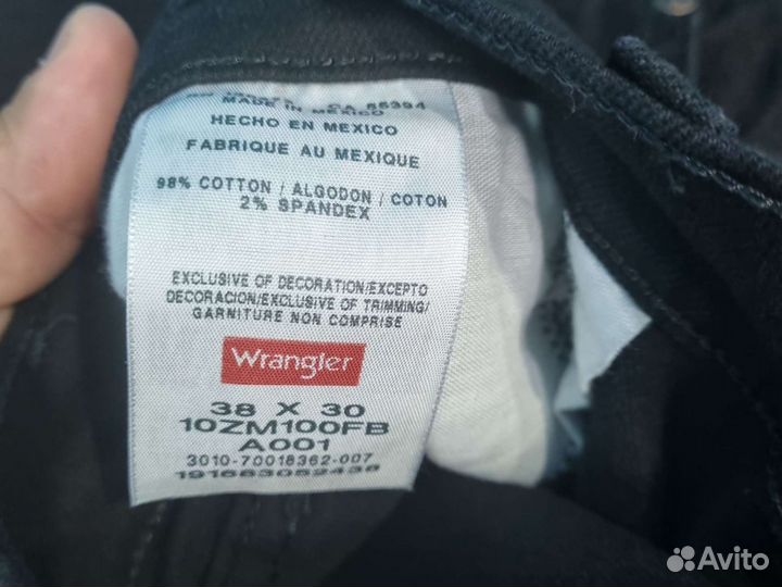 Джинсы мужские wrangler оригинал W38 L30 / W36 L30