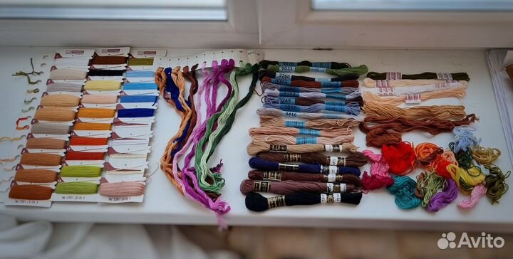 Нитки мулине пакетом