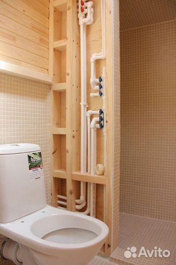 Частный сантехник, установка душевых кабин, засор