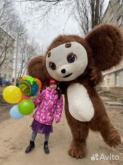 Ростовая кукла Чебурашка на поздравление