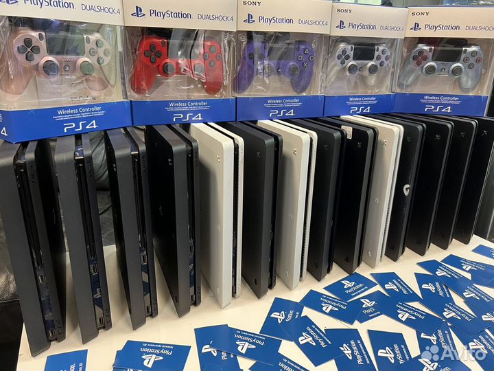 Sony playstation 4 slim 500gb, 1tb В рассрочку