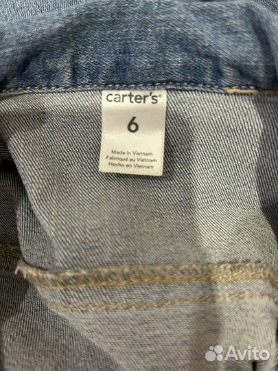 Джинсовая куртка carters