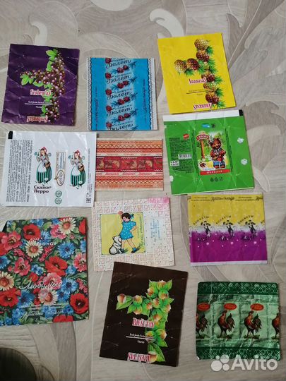 Обёртки от шоколада новый год сказки