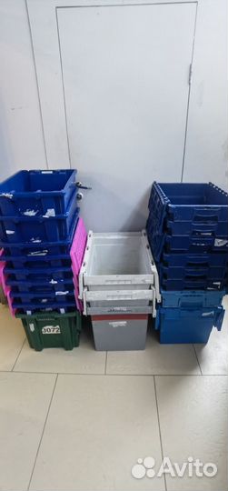 Пластиковые ящики для хранения бу