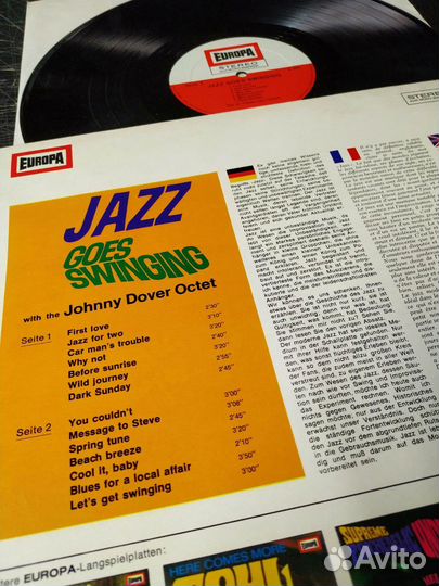 The St Tropez Jazz Octett Jazz Goes Swinging винил