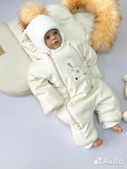 Зимний комплект на выписку для новорожденных