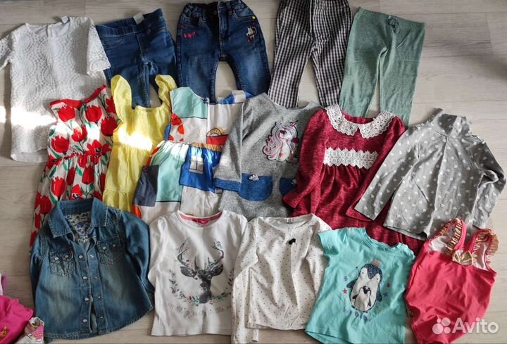 Пакет одежды для девочки 98 см