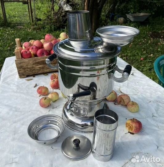 Самовар на дровах Турецкий 4 литра