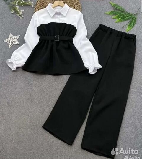 Школьная форма костюм для девочки р.134