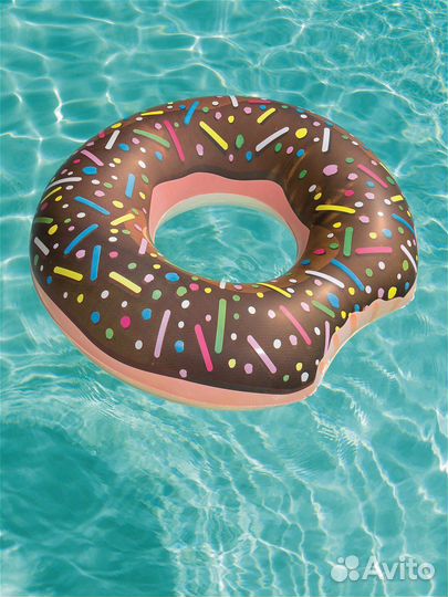 Надувной круг пончик