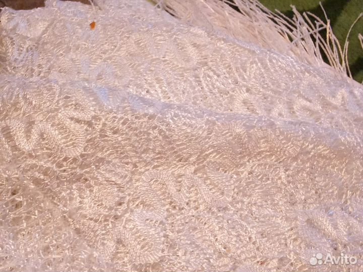 Шаль паутинка шелк СССР