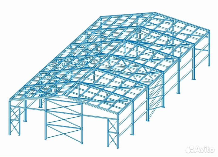 Изготовляем Ангары сборный сендвич и профлист