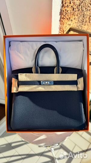 Сумка Hermes B25 Bleu Navy в наличии в Москве
